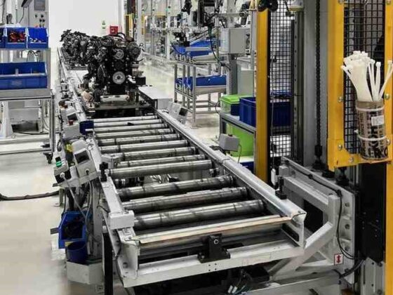 Inverted Floor Chain Conveyor