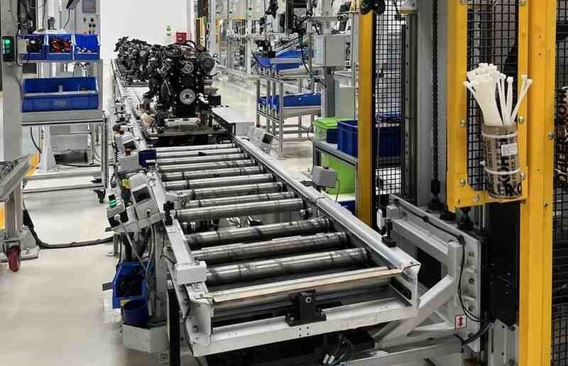 Inverted Floor Chain Conveyor